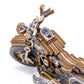 WOODEN.CITY Cruiser V‑Twin LE Mechanical Motorcycle Model Kit, 3D Puzzles for Adults – Motorcycle Puzzle for Adults and Teens; Build a Wooden Bike and Enjoy a Unique Gift