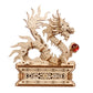 UGEARS Wood Dragon Puzzle 3D - Model Building Kits for Adults - Chinese 3D Dragon Wooden Puzzle Hobbies for Men - Wooden Models for Adults to Build