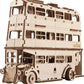 UGEARS Wooden 3D Puzzles for Adults - Harry Potter Knight Bus Wooden Model Building Kits with Spring-Powered Motor – Mechanical Harry Potter Puzzle DIY Crafts for Adults 268 Pcs