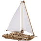 UGEARS Serenity’s Dream Model Yacht - Model Ships Kits for Adults - Wooden Models to Build for Adults - 3D Puzzles Adult Ship Model Kit - DIY Wooden Model Boats for Enthusiasts