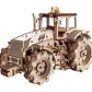 EWA 3D Mechanical Wooden Model - DIY Tractor with Start-Stop System, Inline-Six Engine & More - 3D Wooden Puzzle for 15 yrs Above & Adults - Eco Wood Art, 596 Piece