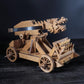 YAQUMW Mini Dragon Ballista Ancient Missile Launcher China Three Kingdoms Chariot Wooden Catapult DIY 3D Puzzles Model Kits STEM Projects Tabletop Toys