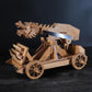 YAQUMW Mini Dragon Ballista Ancient Missile Launcher China Three Kingdoms Chariot Wooden Catapult DIY 3D Puzzles Model Kits STEM Projects Tabletop Toys