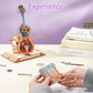 ROKR 3D Puzzles for Adults, Wooden Music Boxes-Cello, Model Kits for Adults, DIY Building Sets, Birthday Gifts Hobbies for Women Men