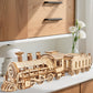 3D Wooden Puzzles for Adults, DIY Mechanical Model Kits for Adults and Kids to Build, Creative Gift for Women or Men Birthday, Christmas (Mechanical Train)
