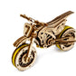 WOODEN.CITY Motocross 3D Puzzle for Adults - Hobby Kit to Build Your Own Wooden Bike - 3D Model Motorcycle Kit - Wood Model Kit