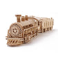 KWASVLYA 3D Wooden Puzzles, Wooden Puzzles Train for Adults and Teens, Educational Brain Teaser Assembly 3D Model Trains, Gifts for Christmas/Birthday（Luxury Steam Train）