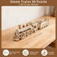 3D Wooden Puzzles for Adults, DIY Mechanical Model Kits for Adults and Kids to Build, Creative Gift for Women or Men Birthday, Christmas (Mechanical Train)