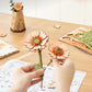 rowood 3D Puzzles for Adults,DIY Wooden Flower Building Craft Kits for Women,Christmas/Birthday Gift- Orange Gerbera Daisy