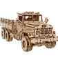 UGEARS Wooden 3D Puzzles for Adults - Cargo Truck Model Car Kits - 3D Wooden Puzzles for Adults - Hobbies for Men to Build Spring-Powered 6x6 Off-Road Vehicle Puzzle Games - 550 Pcs