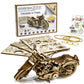 WOODEN.CITY Cruiser V-Twin Motorcycle 3D Puzzles for Adults - Wooden Model Kits to Build - Interactive Wooden Puzzle Motorcycle Kit - Hobbies for Men