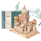 RUIFAM 3D Wooden Puzzles DIY Mechanical Wooden Wide Model Kit 1000 Pcs 3D Puzzles for Adults Teens 14+Years Puzzle Enthusiasts Box Clockwork Enchanted Castle