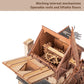 Wooden Mill-Hybrid Medieval Windmill, Watermill, Blacksmith Workshop -3D Wooden Puzzles for Adults to Build - Engineering DIY Mechanical Model Kit, 352PCS - Assembly Time 9H