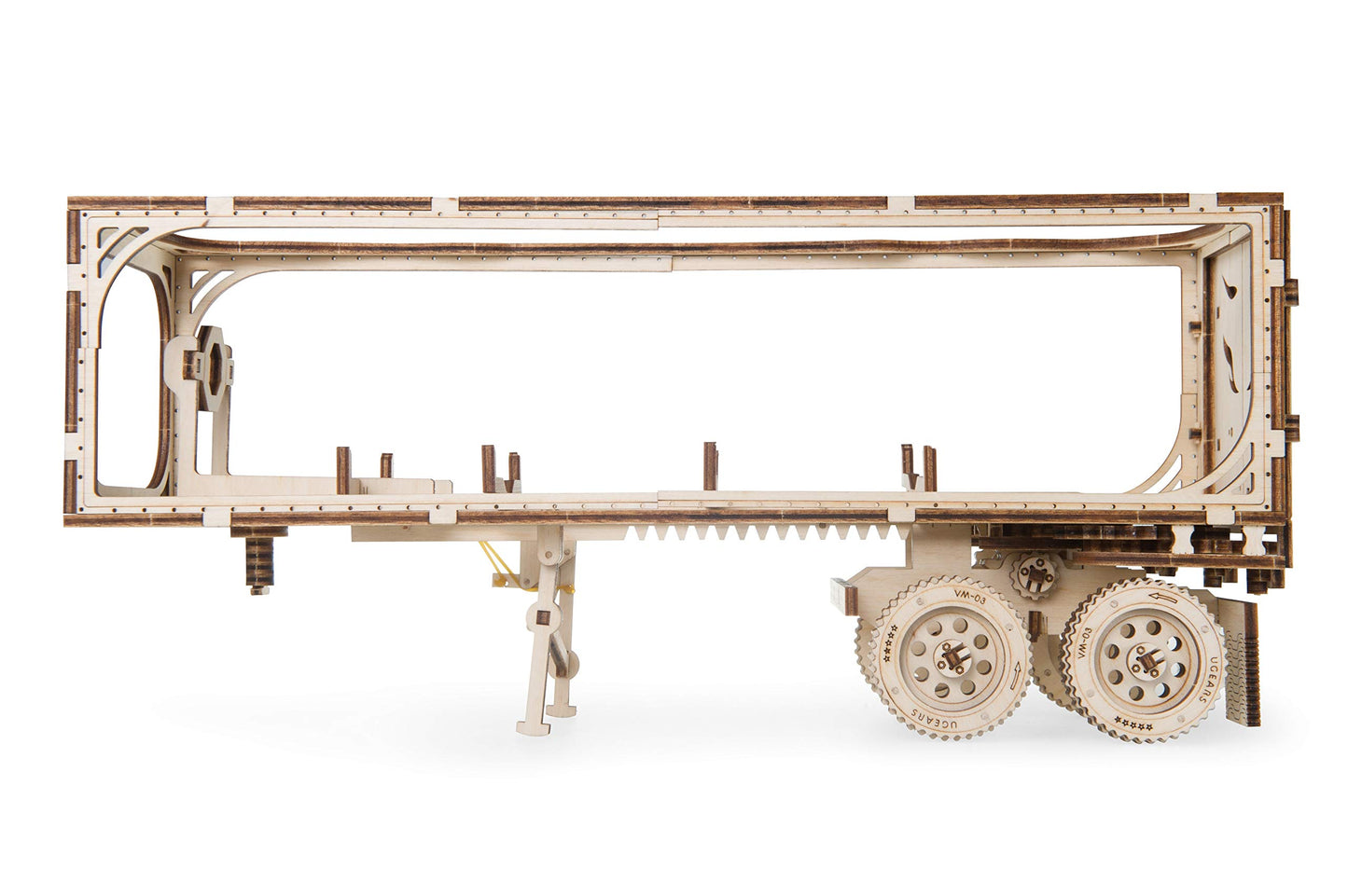 UGEARS Trailer for Heavy Boy Truck VM-03 Self-Assembling 3D Wooden Model