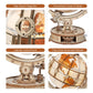 ROKR 3D Wooden Puzzles for Adults Illuminated Globe with Stand 180pcs 3D Puzzles Built-in LED Model Kit Hobby Gifts for Adults Home Decor