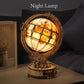 ROKR 3D Wooden Puzzles for Adults Illuminated Globe with Stand 180pcs 3D Puzzles Built-in LED Model Kit Hobby Gifts for Adults Home Decor