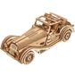 UGEARS Sports Car Rapid Mouse - 3D Puzzle with Dual Engine System - Wooden Puzzle for Adults - Challenging Roadster Model Kit