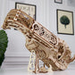 UGears Mechanical Models 3-D Wooden Puzzle - Mechanical Hurdy-Gurdy Musical Instrument