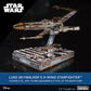 UGEARS Star Wars ™ Luke Skywalker’s X-Wing Starfighter ™ 3D Wooden Puzzles for Adults – Mechanical Wood Model Kits, Star Wars Model Kit, DIY 3D Puzzle, Hobby for Adults, Brain Teaser