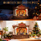 CUTEBEE 3D Puzzles Wooden Theater for Adults - DIY Music Box Rotating Miniature House Kit Model Building Set with LED Light, Home Bookshelf Decor, Unique Birthday Gifts (Animal Carnival)