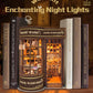 BookTop DIY Miniature Magic Series Booknook Kit, Dollhouse Tiny House Model Build Bookshelf Decor,with LED Light and Dust Cover，for Adults and Teens，Gifts for Family, Friends（Magic Shop）