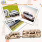 3D Wooden Puzzle for Adults, Trailer Mechanical Car 3D Jigsaw Puzzles, DIY Model Building Kit Handicraft Wood Craft Hobbies Toy, Birthday for Hobbyist 14+ Teens Family Women Men, 323 Pieces