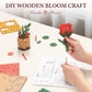 ROBOTIME Red Rose 3D Wooden Flower Puzzle, DIY Craft Kit for Adults, Everlasting Artificial Floral Bouquet, Unique Romantic Gift for Her, Wife, Girlfriend
