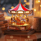 Rolife Wooden 3D Puzzles for Adults, DIY Carousel Music Box with Chaser Lights 11.6" Model Building Kit, Construction Project Craft Kits for Adults Hobby Home Decor Chiristmas Gifts for Boys Girls
