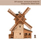 Wooden Mill-Hybrid Medieval Windmill, Watermill, Blacksmith Workshop -3D Wooden Puzzles for Adults to Build - Engineering DIY Mechanical Model Kit, 352PCS - Assembly Time 9H