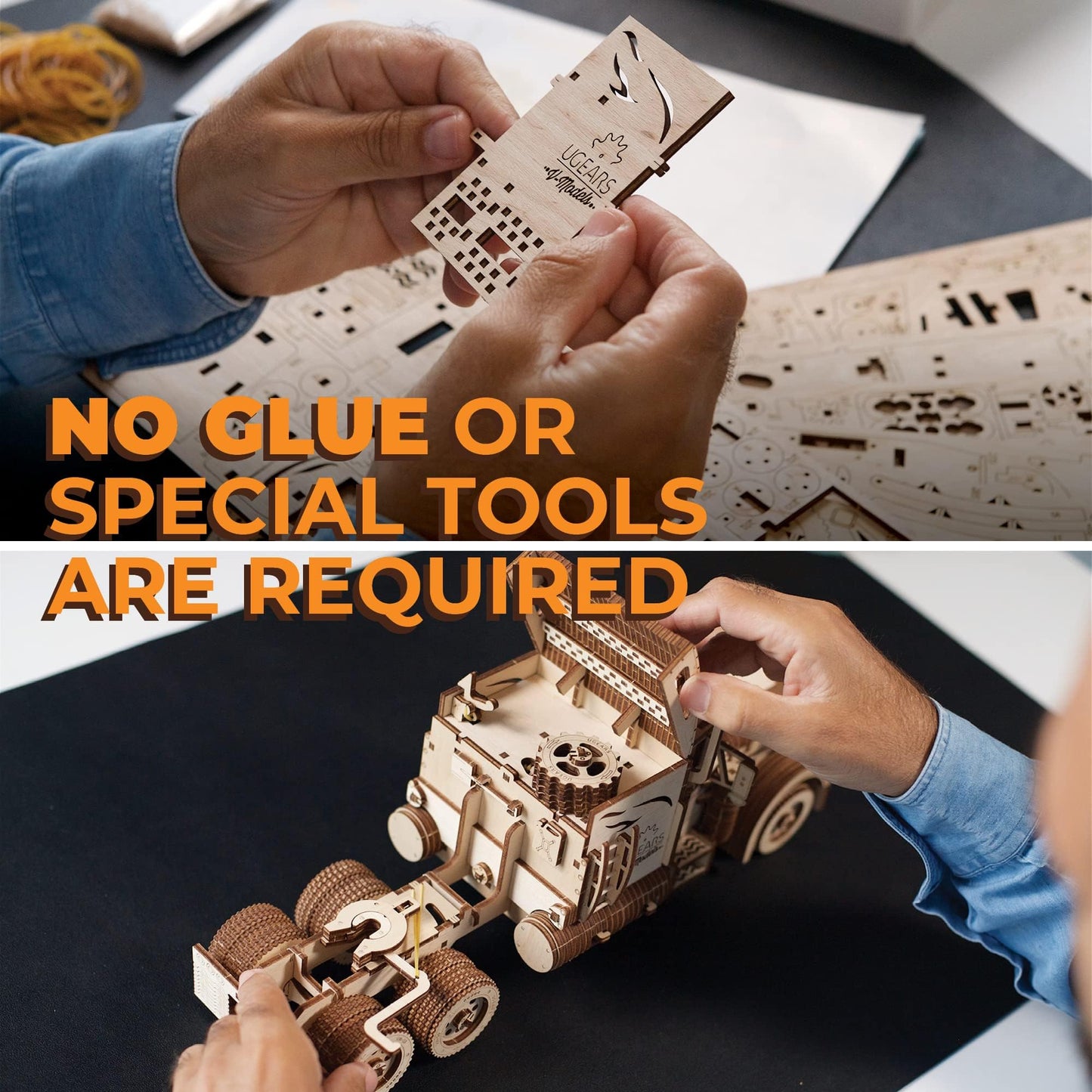 Ugears 70056 Heavy Boy Truck VM-03 Model Plywood DIY Model – Ecological Wooden Model