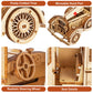 Hallisun 3D Wooden Puzzle for Adults, Mechanical Classic Car Puzzle, DIY Vintage Vehicle Model Building Kit Handicraft Wood Craft Hobbies Toy, Birthday for Hobbyist 14+ Family Women Men, 187 Pcs