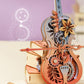 ROKR 3D Puzzles for Adults, Wooden Music Boxes-Cello, Model Kits for Adults, DIY Building Sets, Birthday Gifts Hobbies for Women Men
