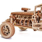 Wood Trick Mad Buggy Car 3D Wooden Puzzle for Adults and Kids to Build - Rides up to 25 feet - Detailed and Sturdy Design - Engineering DIY Wooden Model Car Kit to Build