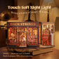Cutefun Book Nook Kit - DIY Miniature House Dollhouse Kit, Book Nook Kits for Adults, Bookshelf Insert Bookend with LED Light for Teens and Adults (Bach Strings)