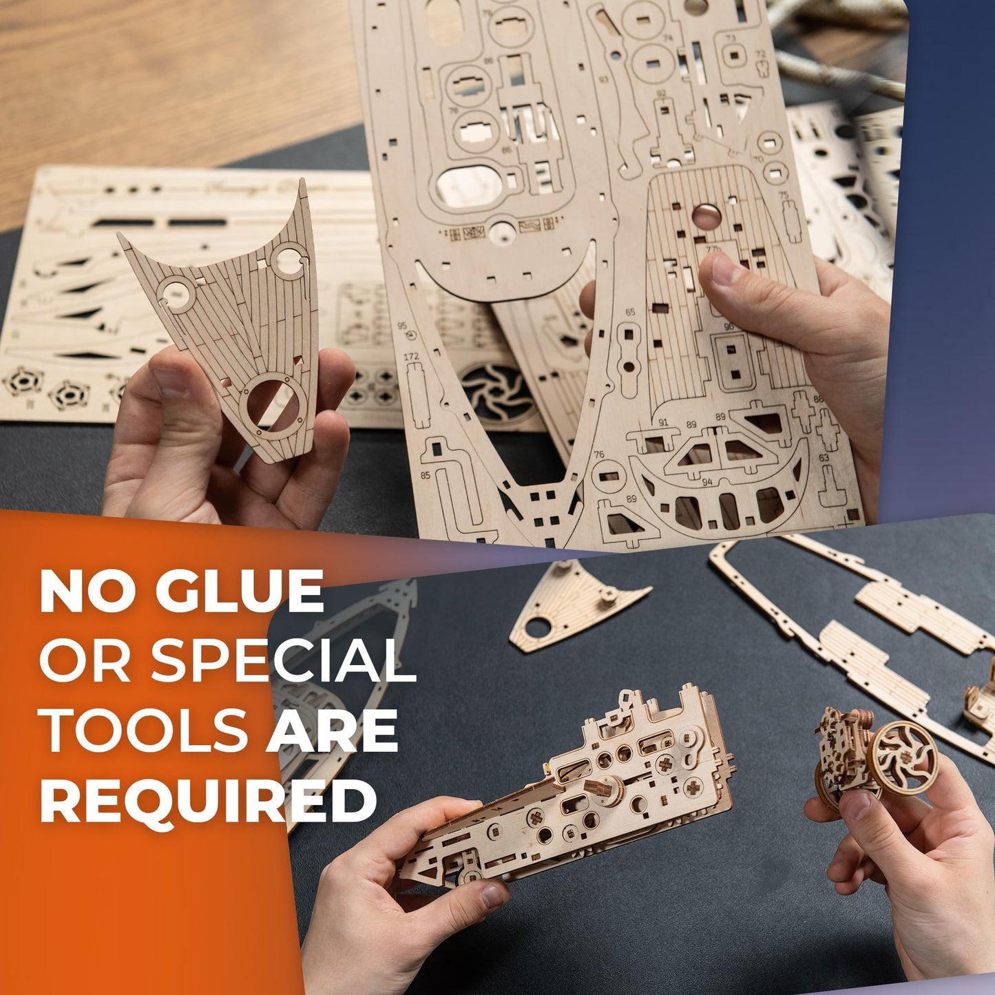 UGEARS Serenity’s Dream Model Yacht - Model Ships Kits for Adults - Wooden Models to Build for Adults - 3D Puzzles Adult Ship Model Kit - DIY Wooden Model Boats for Enthusiasts
