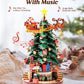 Wowood 3D Puzzles for Adults, Wooden Music Box Christmas Melody Tree, 3D Model Building Kits for Adults, Home Decor/Christmas Birthday Gifts/DIY Crafts/Hobbies for Teens (319PCS)