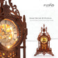 FUNPOLA LED 3D Wood Puzzle Clock Tower, 3D Building Model, DIY 3D Clock Kit (LED-WTC02)
