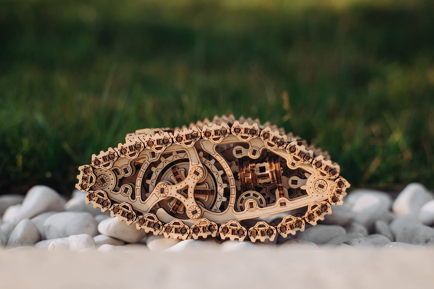 Wood Trick Steam Tank 3D Wooden Puzzles for Adults and Kids to Build - Rides up to 8 ft - Engineering DIY Mechanical Wood Model Kit