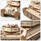 Foyucool 3D Wooden Puzzle for Adults, DIY Tank Model, Creative Assembly Model Building for Adults, DIY Assembly Puzzle, Woodcraft Kit for Christmas Day