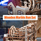 MIEBELY 3D Wooden Puzzles for Adults, 235 Pieces 3D Puzzle DIY Wood Marble Run Model Kits, Electrical Mechanical Gear W/Motor Building Kit, 3D Puzzle Creative Home Decor & Gift for Men/Women