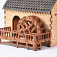 Wooden Mill-Hybrid Medieval Windmill, Watermill, Blacksmith Workshop -3D Wooden Puzzles for Adults to Build - Engineering DIY Mechanical Model Kit, 352PCS - Assembly Time 9H