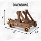 Medieval Kits Catapult Kit - Ralph Payne-Gallwey | Classic Series | 3D Wooden Puzzle