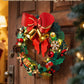 ROBOTIME Christmas Wreath with Red Bow, Pine Cones, Berries & Bells 3D Wooden Puzzles for Adults Creative Gifts for Holiday Window Fireplace Door Decorations