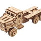 UGEARS Military Truck 3D Puzzle - Wooden Model Kit for Adults to Build - Mechanical Model Truck Car Making Kit - 3D Jigsaw Puzzle Wood Off-Road Car - DIY Brain Teaser Puzzle Construction Set