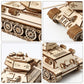 Foyucool 3D Wooden Puzzle for Adults, DIY Tank Model, Creative Assembly Model Building for Adults, DIY Assembly Puzzle, Woodcraft Kit for Christmas Day