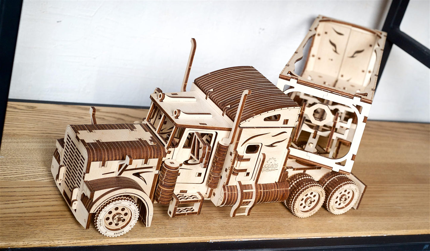 Ugears 70056 Heavy Boy Truck VM-03 Model Plywood DIY Model – Ecological Wooden Model