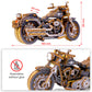 WOODEN.CITY Cruiser V‑Twin LE Mechanical Motorcycle Model Kit, 3D Puzzles for Adults – Motorcycle Puzzle for Adults and Teens; Build a Wooden Bike and Enjoy a Unique Gift