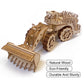 KWASVLYA 3D Wooden Puzzles,Bulldozer Model Kits, Wooden Puzzles for Adults and Teens, Educational Brain Teaser Assembly Model Car, Gifts for Christmas/Birthday