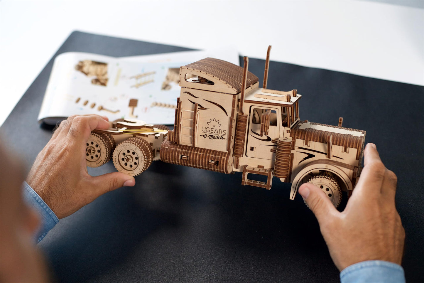 Ugears 70056 Heavy Boy Truck VM-03 Model Plywood DIY Model – Ecological Wooden Model