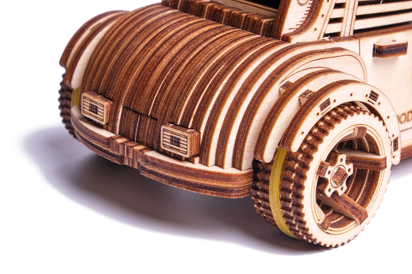 Wood Trick Apocalyptic Car 3D Wooden Puzzles for Adults and Kids to Build - Rides up to 26 feet - Wooden Model Car Kits to Build for Adults